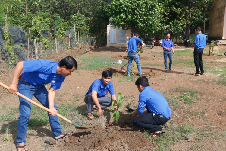 Chi đoàn thôn 10 xã Thiện Hưng giai đoạn 2017 – 2019 và tổ chức trồng cây lưu niệm