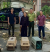 Đội Kiểm lâm cơ động và Phòng cháy chữa cháy rừng phối hợp với Trung tâm Tuyên truyền du lịch và cứu hộ bảo tồn Ban quản lý Vườn Quốc gia Bù Gia Mập tiếp nhận 03 cá thể trăn đất (Python molurus)